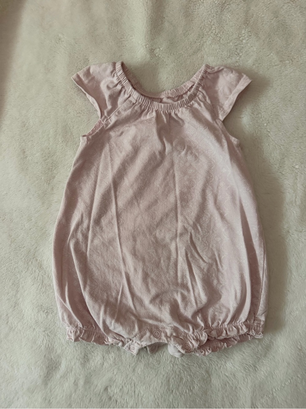 Burt’s Bees Baby Girl Cotton Bubble Romper